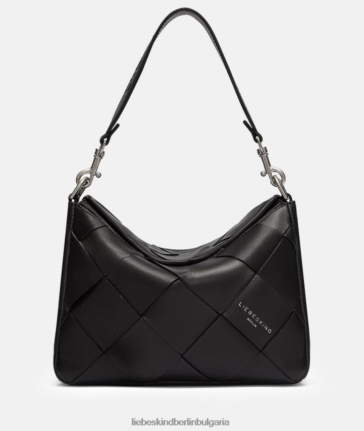 тъкане alessa hobo m черен чанта LIEBESKIND BERLIN 80862T187 - LIEBESKIND BERLIN bags