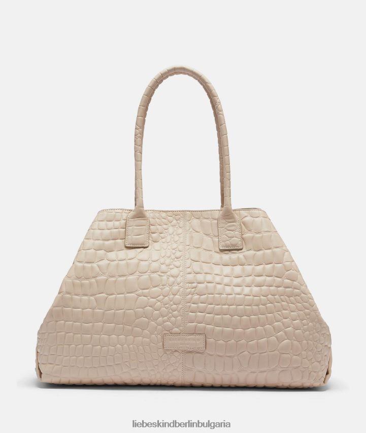 LIEBESKIND BERLIN rucksack - chelsea croco shopper l сметана чанта LIEBESKIND BERLIN 80862T306