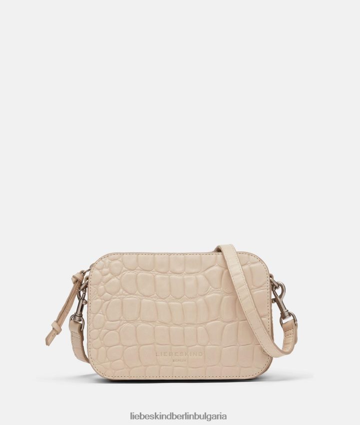 croco crossbody s сметана чанта LIEBESKIND BERLIN 80862T337 - LIEBESKIND BERLIN sale