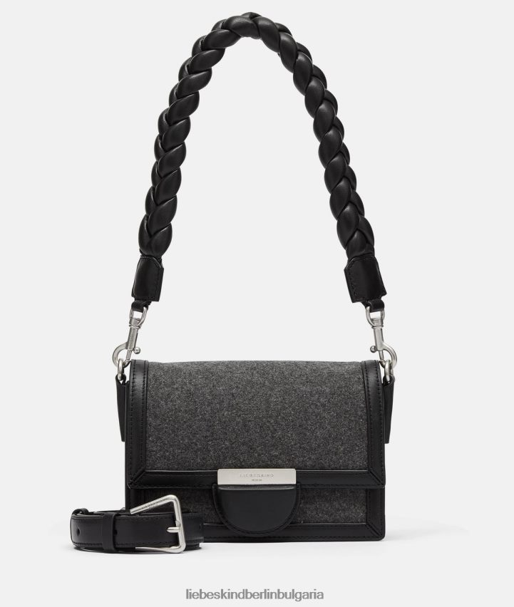 LIEBESKIND BERLIN armband herz - penelope 2 crossbody s черен чанта LIEBESKIND BERLIN 80862T437