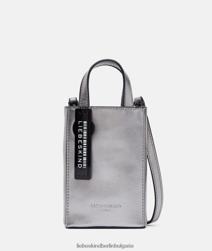 LIEBESKIND BERLIN tasche - метална хартиена торбичка xxs сребро аксесоари LIEBESKIND BERLIN 80862T334